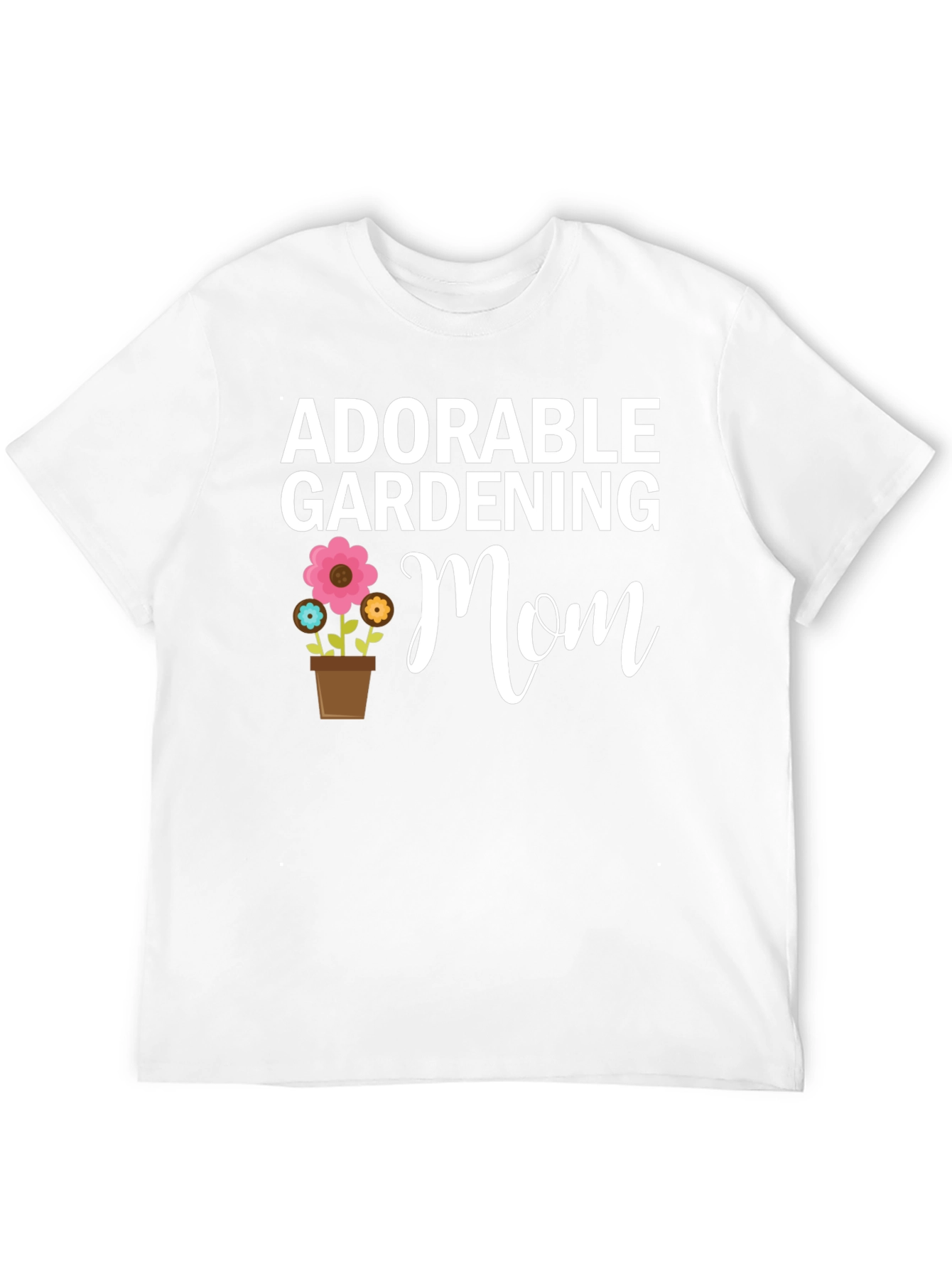 Adorable Gardening Mom T-Shirt - Floral Design
