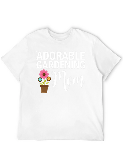 Adorable Gardening Mom T-Shirt - Floral Design