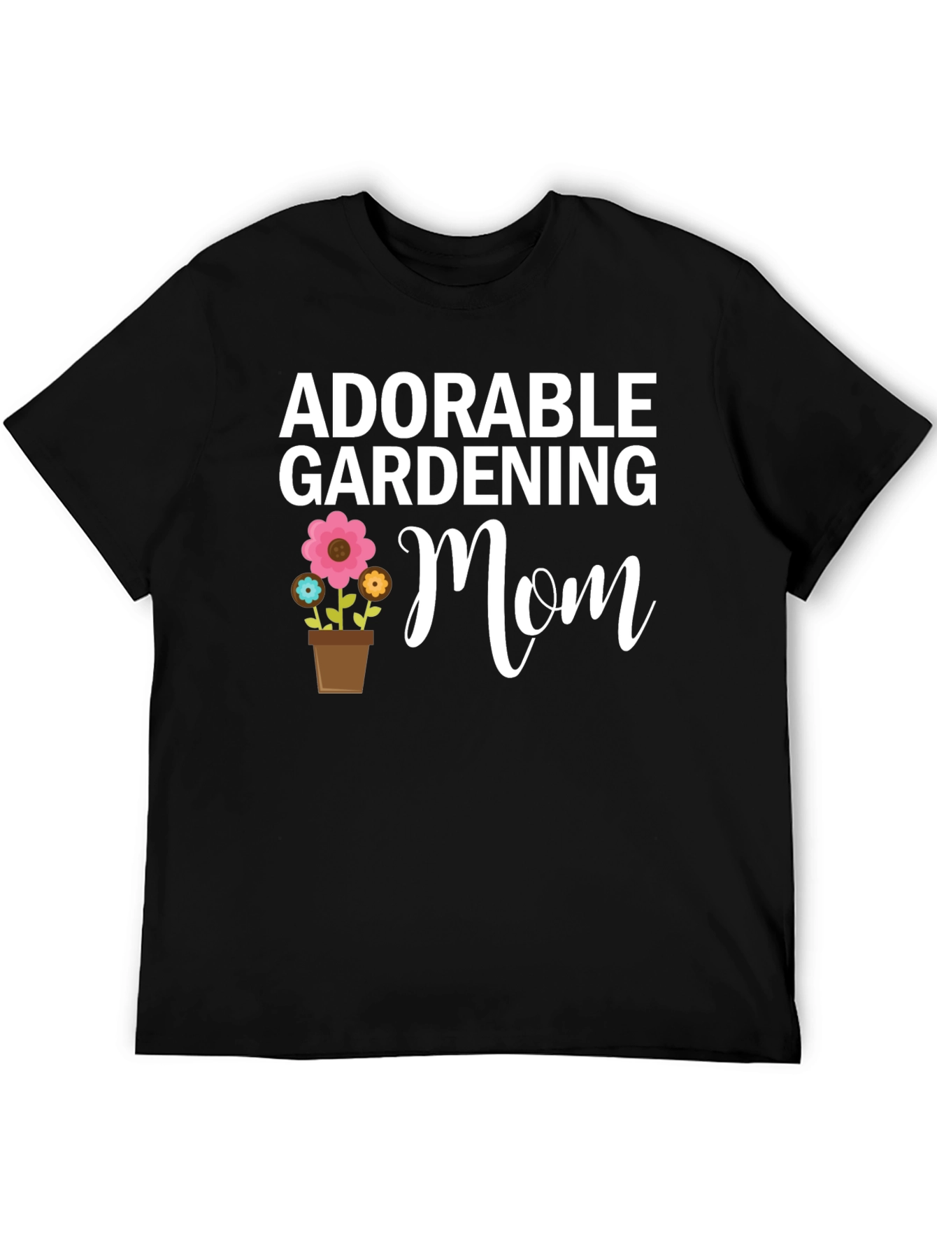 Adorable Gardening Mom T-Shirt - Floral Design