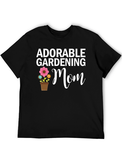 Adorable Gardening Mom T-Shirt - Floral Design