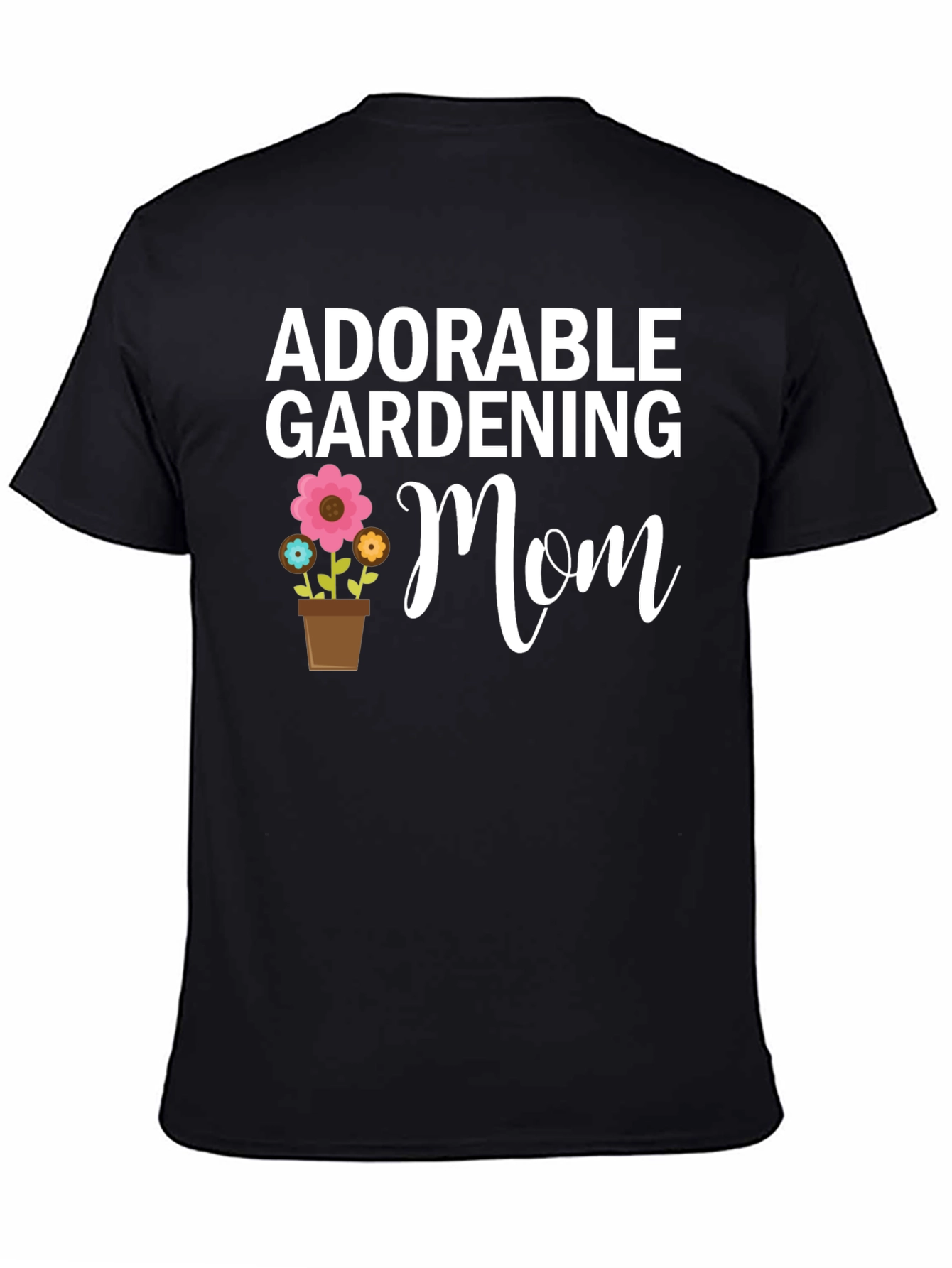 Adorable Gardening Mom T-Shirt - Floral Design