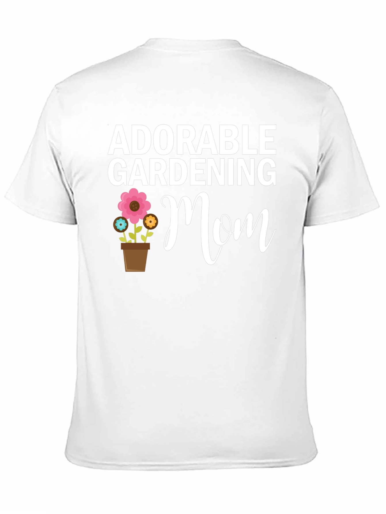 Adorable Gardening Mom T-Shirt - Floral Design
