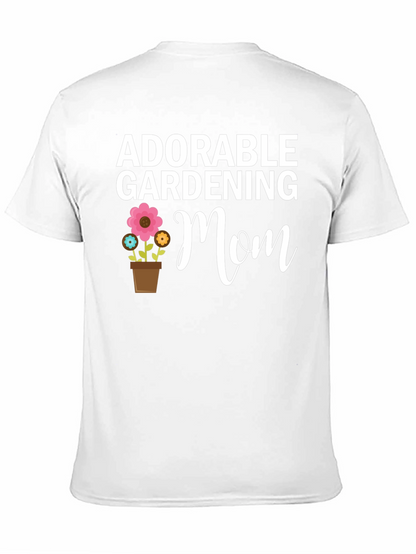 Adorable Gardening Mom T-Shirt - Floral Design