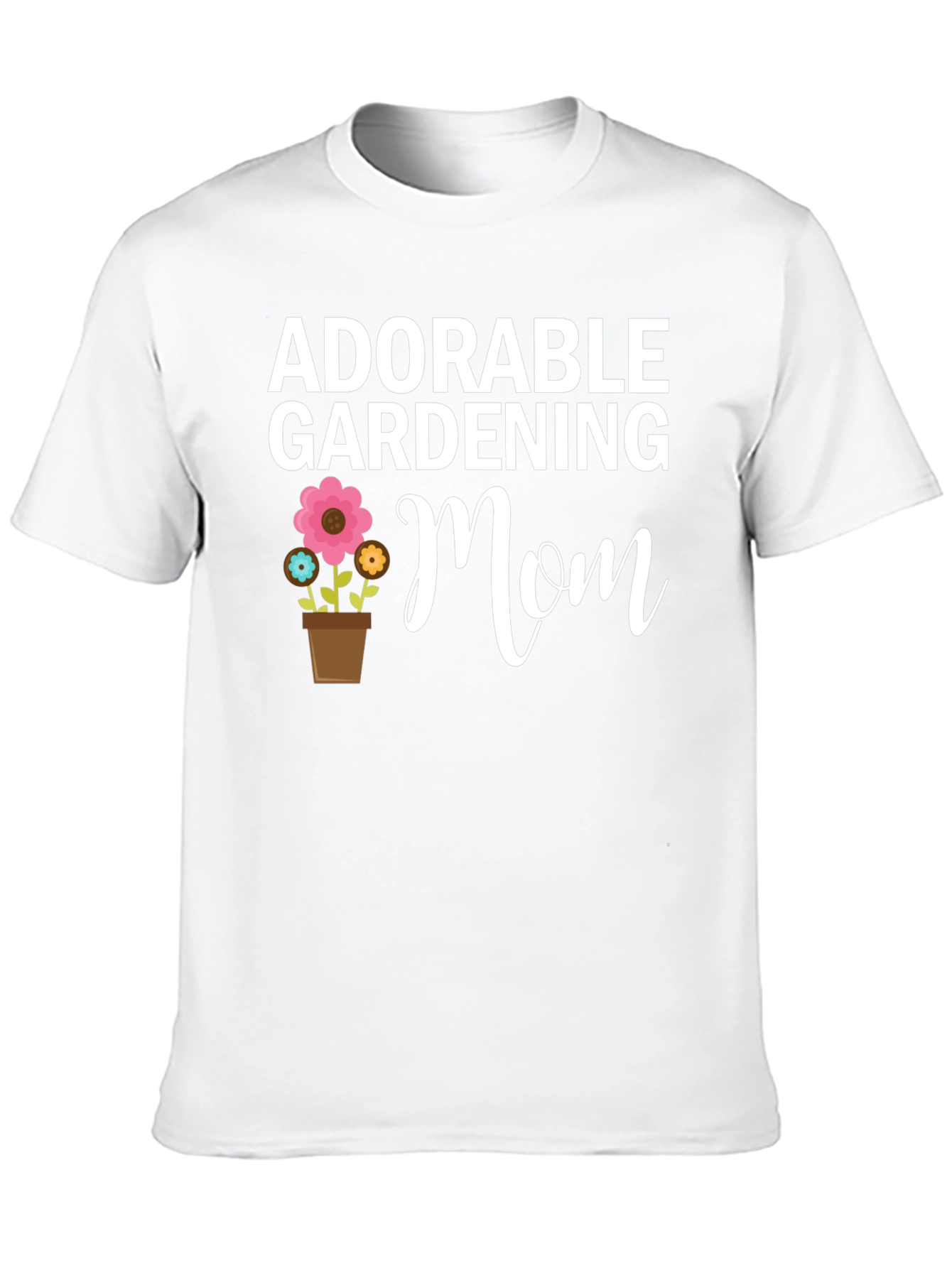 Adorable Gardening Mom T-Shirt - Floral Design