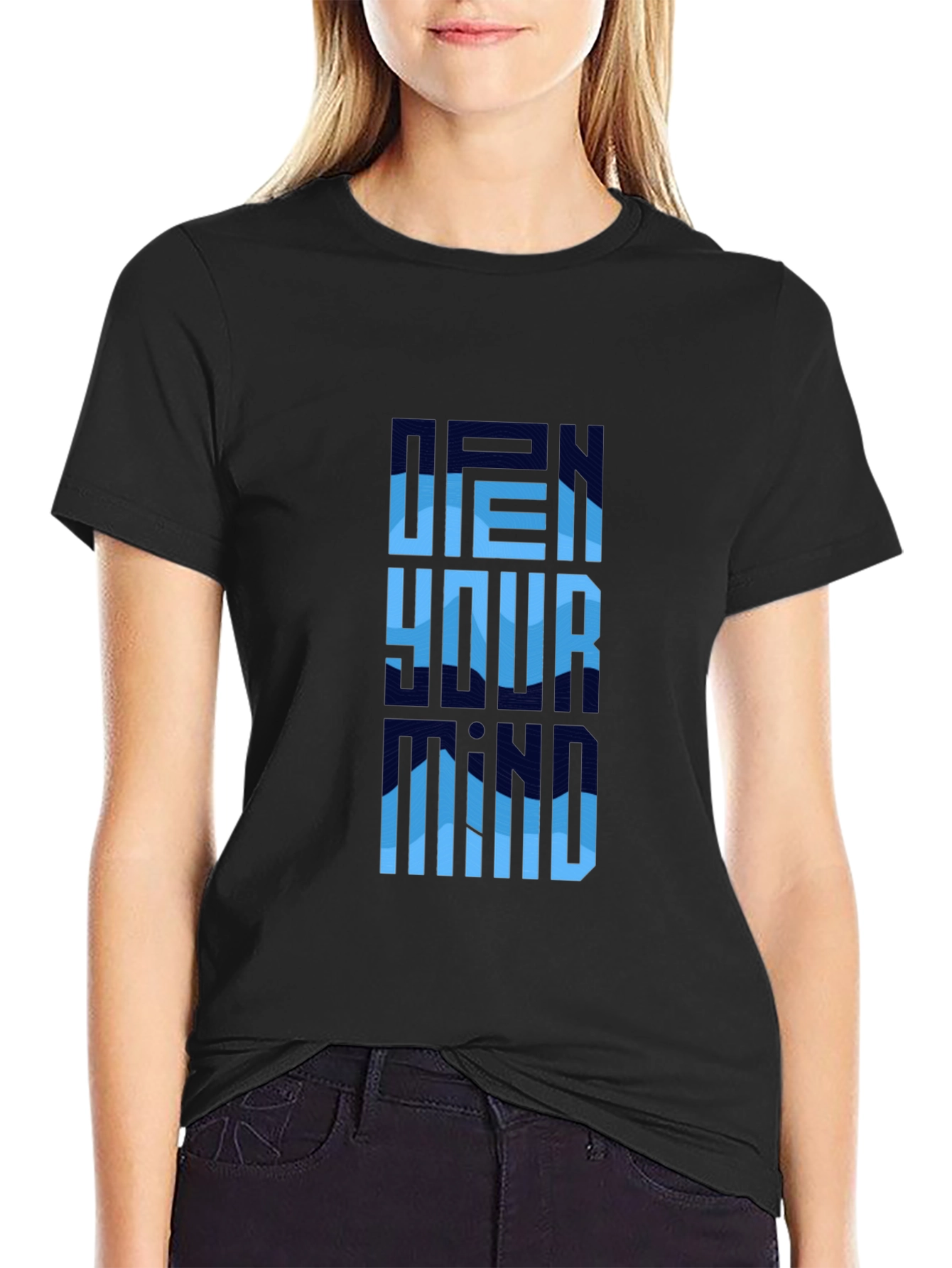 Open Your Mind Graphic Tee - Modern Style