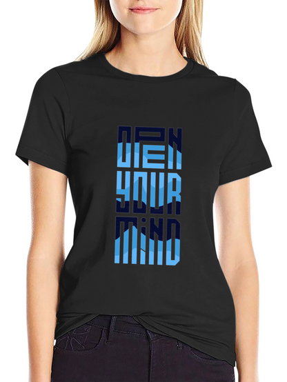 Open Your Mind Graphic Tee - Modern Style
