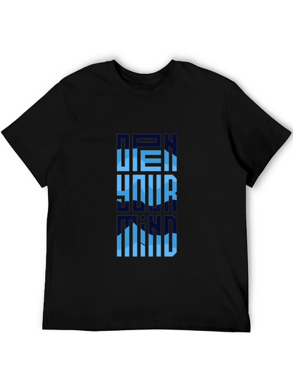 Open Your Mind Graphic Tee - Modern Style