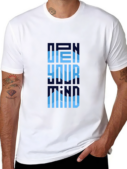Open Your Mind Graphic Tee - Modern Style