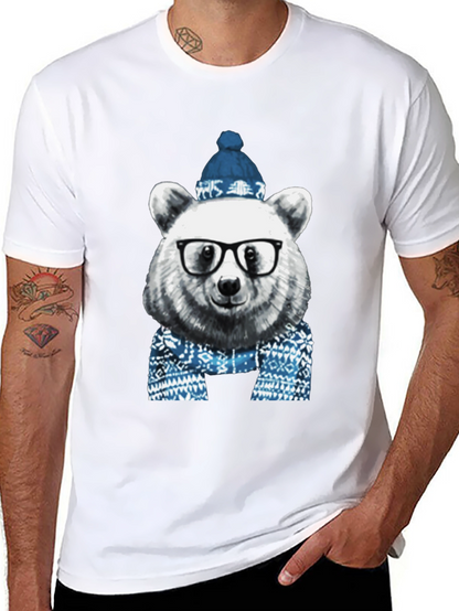 Hipster Bear T-Shirt