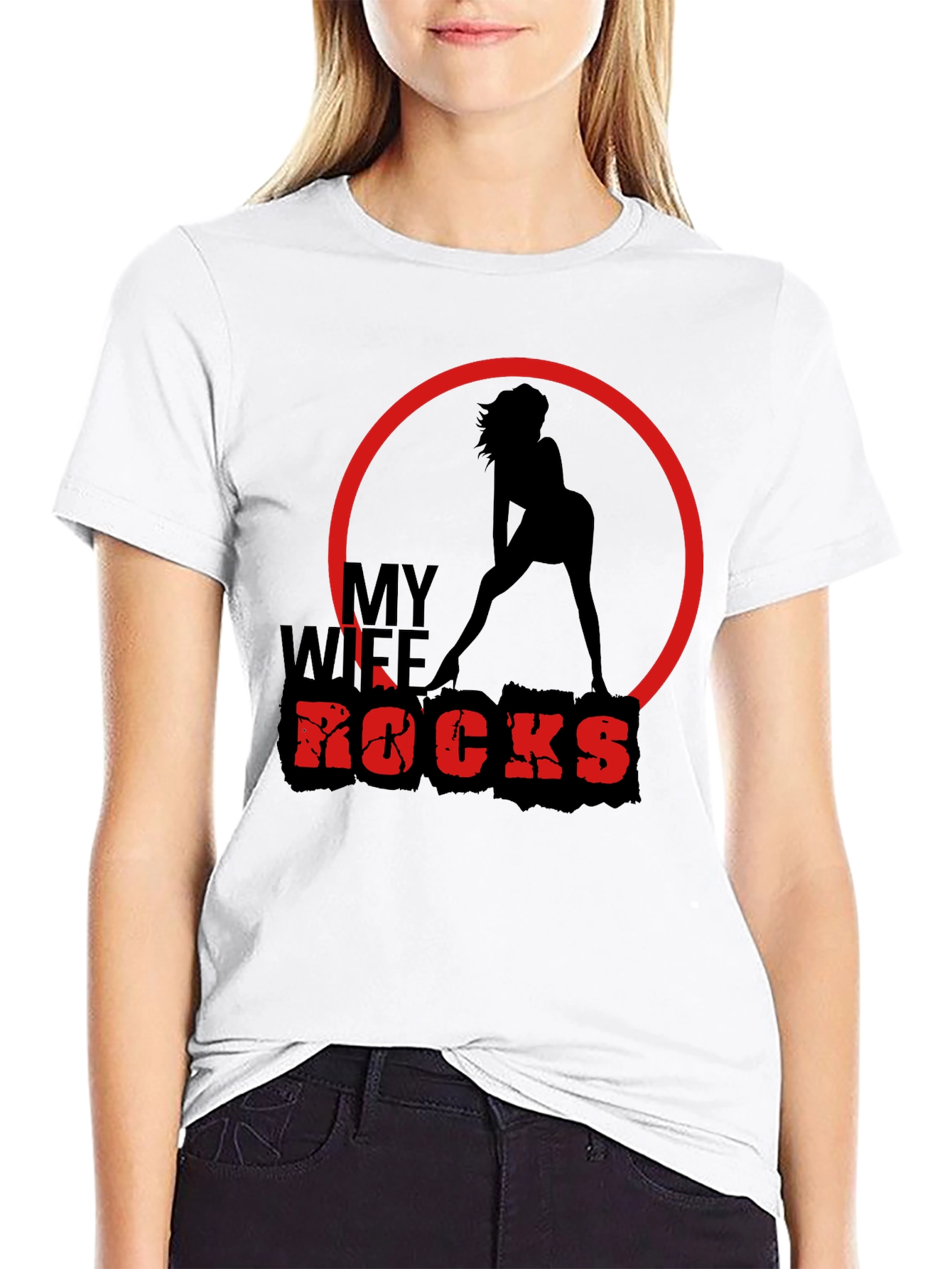 My Wife Rocks Graphic Tee