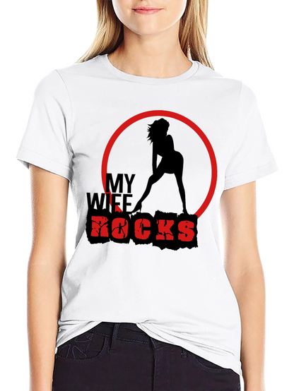 My Wife Rocks Graphic Tee