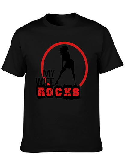 My Wife Rocks Graphic Tee