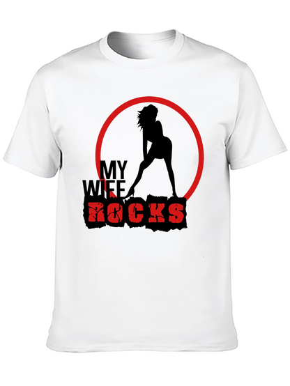 My Wife Rocks Graphic Tee