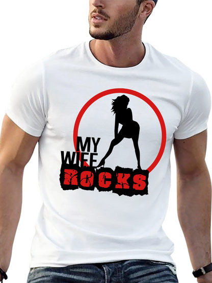 My Wife Rocks Graphic Tee