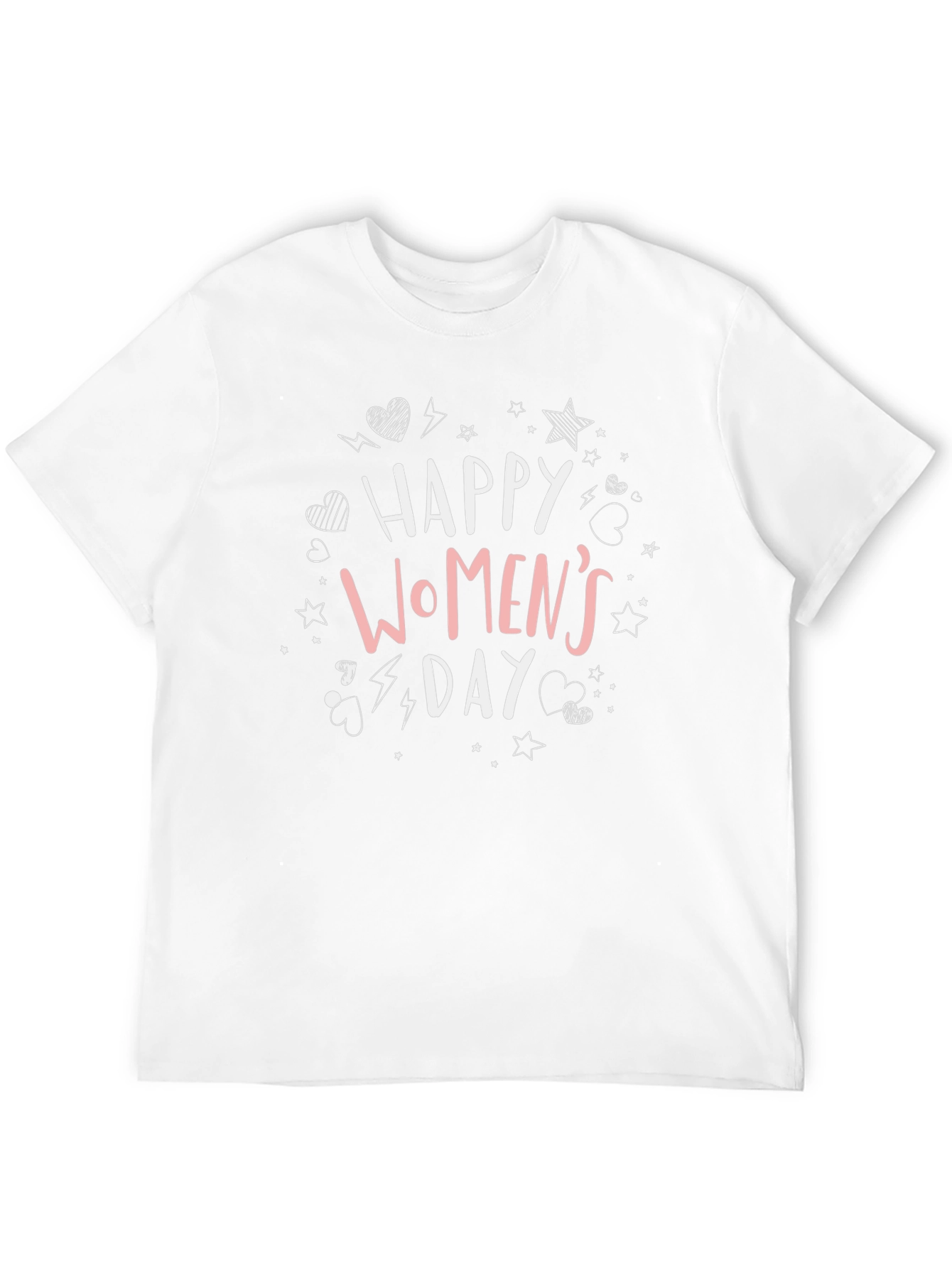 Womens Day Graphic Tee - Black Casual T-Shirt