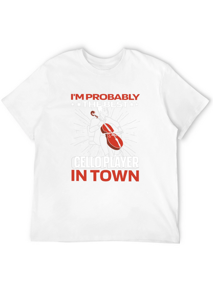 Best Cello Player T-Shirt: Music Lover Gift