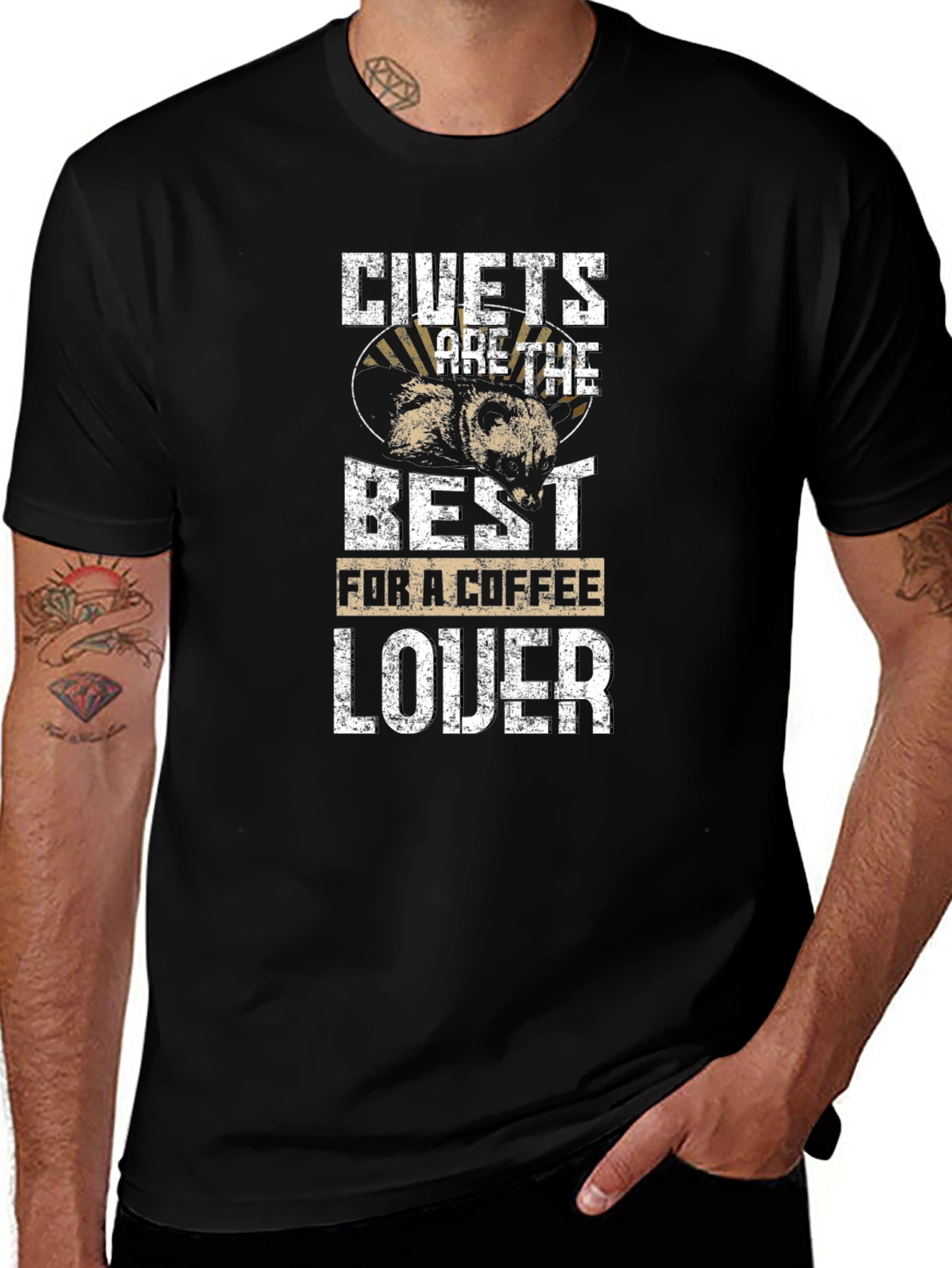Civets Coffee Lover Graphic T-Shirt