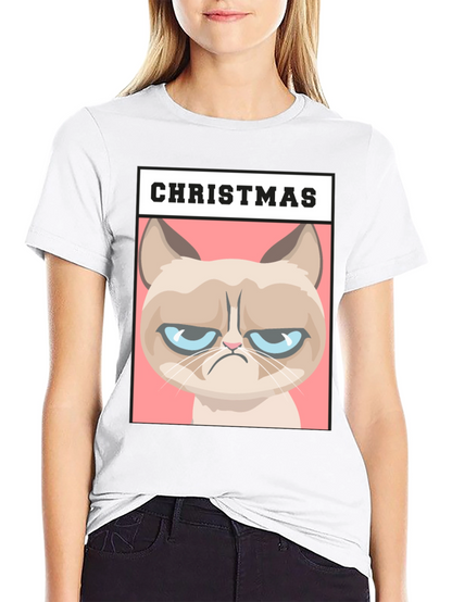 Grumpy Cat Christmas T-Shirt - Holiday Humor