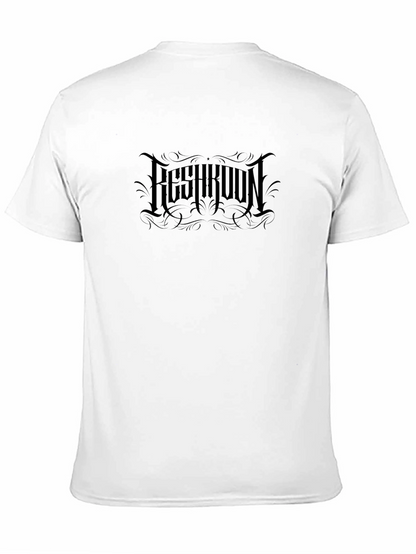 Gothic Logo Black T-Shirt - Modern Casual Wear