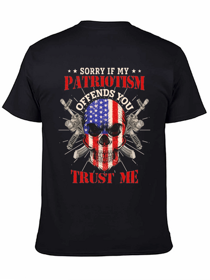 Patriotic Skull T-Shirt: Offends You? Trust Me