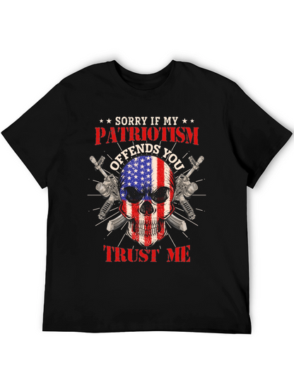 Patriotic Skull T-Shirt: Offends You? Trust Me