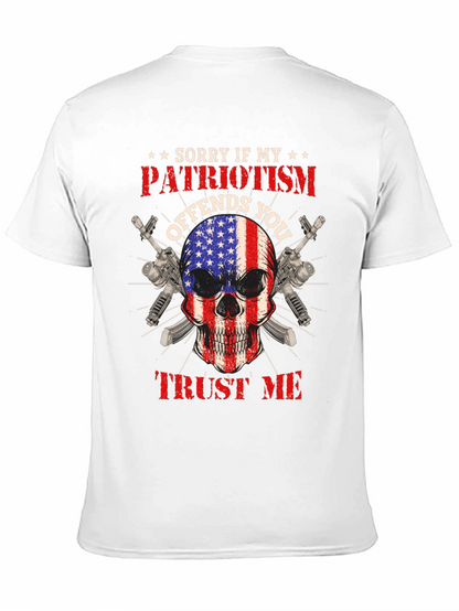Patriotic Skull T-Shirt: Offends You? Trust Me