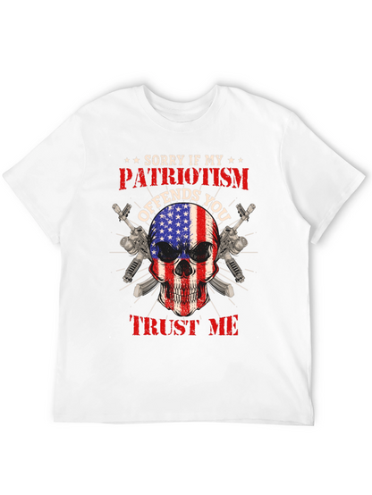 Patriotic Skull T-Shirt: Offends You? Trust Me