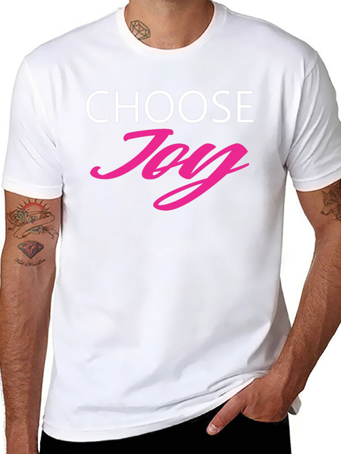 Choose Joy Graphic Tee - Positive Vibes Shirt