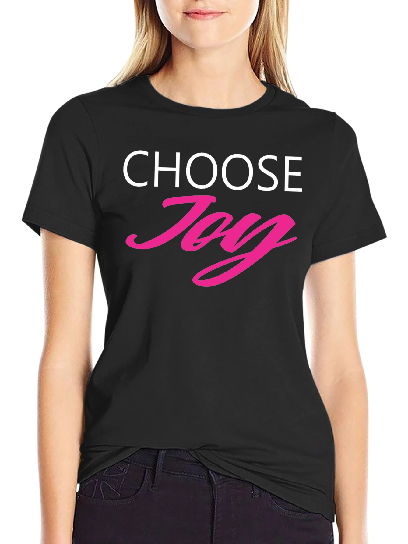 Choose Joy Graphic Tee - Positive Vibes Shirt