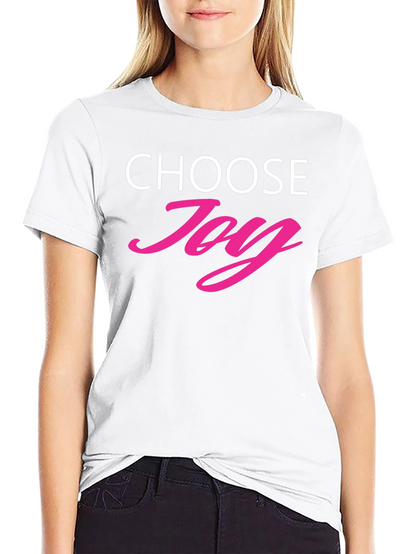 Choose Joy Graphic Tee - Positive Vibes Shirt
