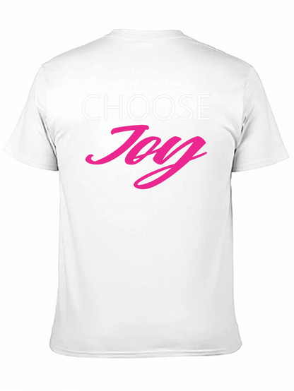 Choose Joy Graphic Tee - Positive Vibes Shirt