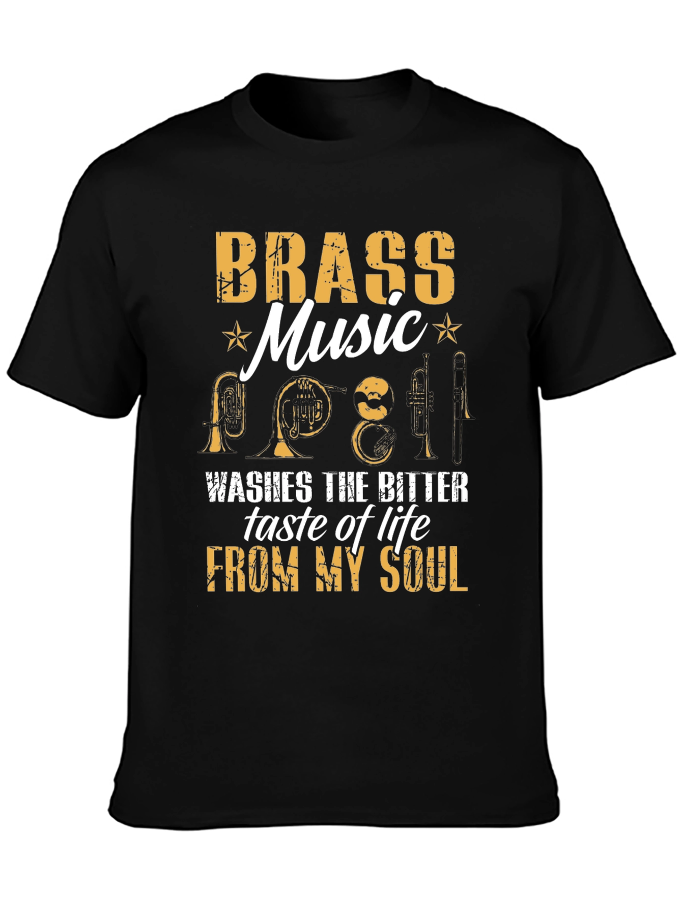 Brass Music T-Shirt: Washes Bitter Taste Away
