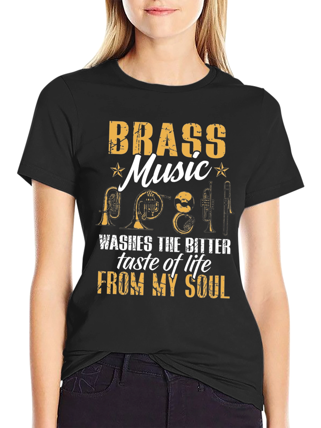 Brass Music T-Shirt: Washes Bitter Taste Away