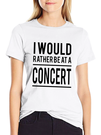 Concert Lover T-Shirt - Black Graphic Tee