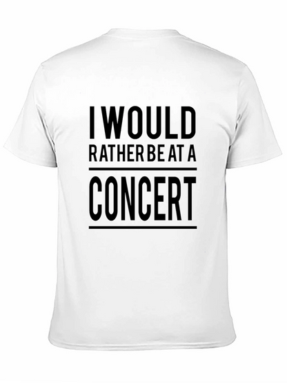 Concert Lover T-Shirt - Black Graphic Tee