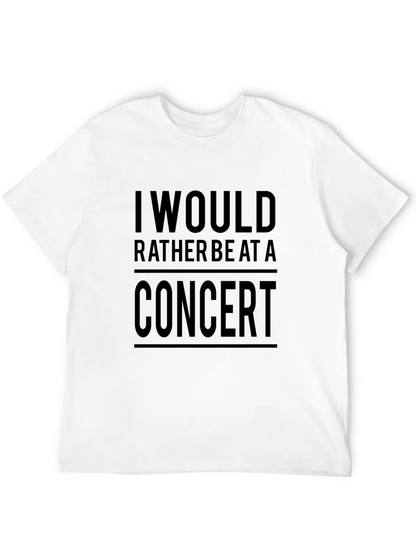 Concert Lover T-Shirt - Black Graphic Tee