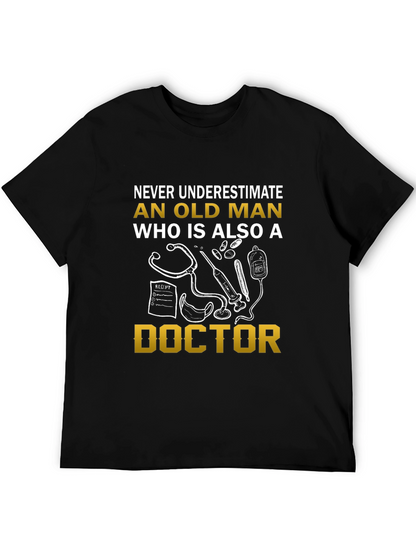 Old Man Doctor Graphic T-Shirt