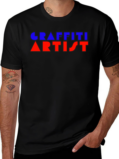 Graffiti Artist Graphic T-Shirt - Cool Street Art Style
