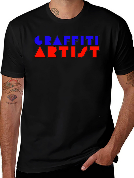 Graffiti Artist Graphic T-Shirt - Cool Street Art Style