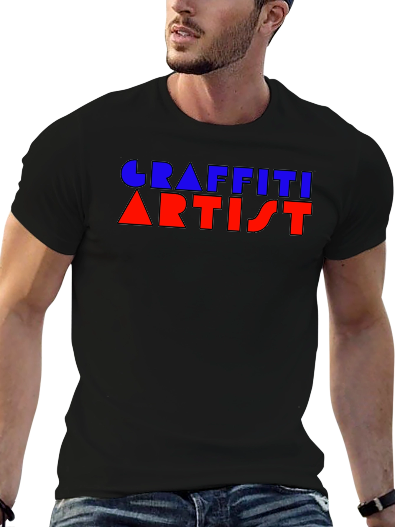 Graffiti Artist Graphic T-Shirt - Cool Street Art Style