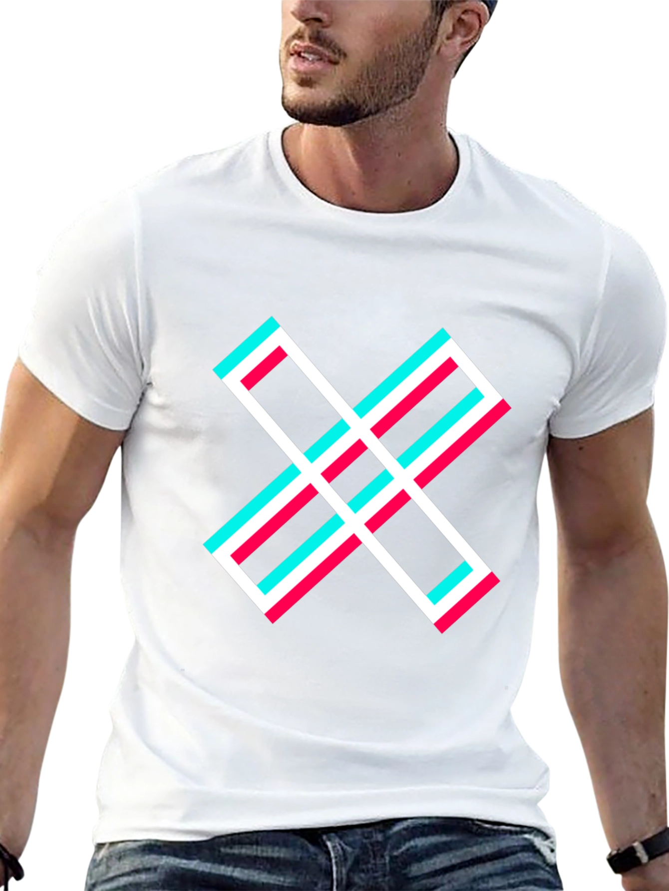 Abstract X Graphic T-Shirt