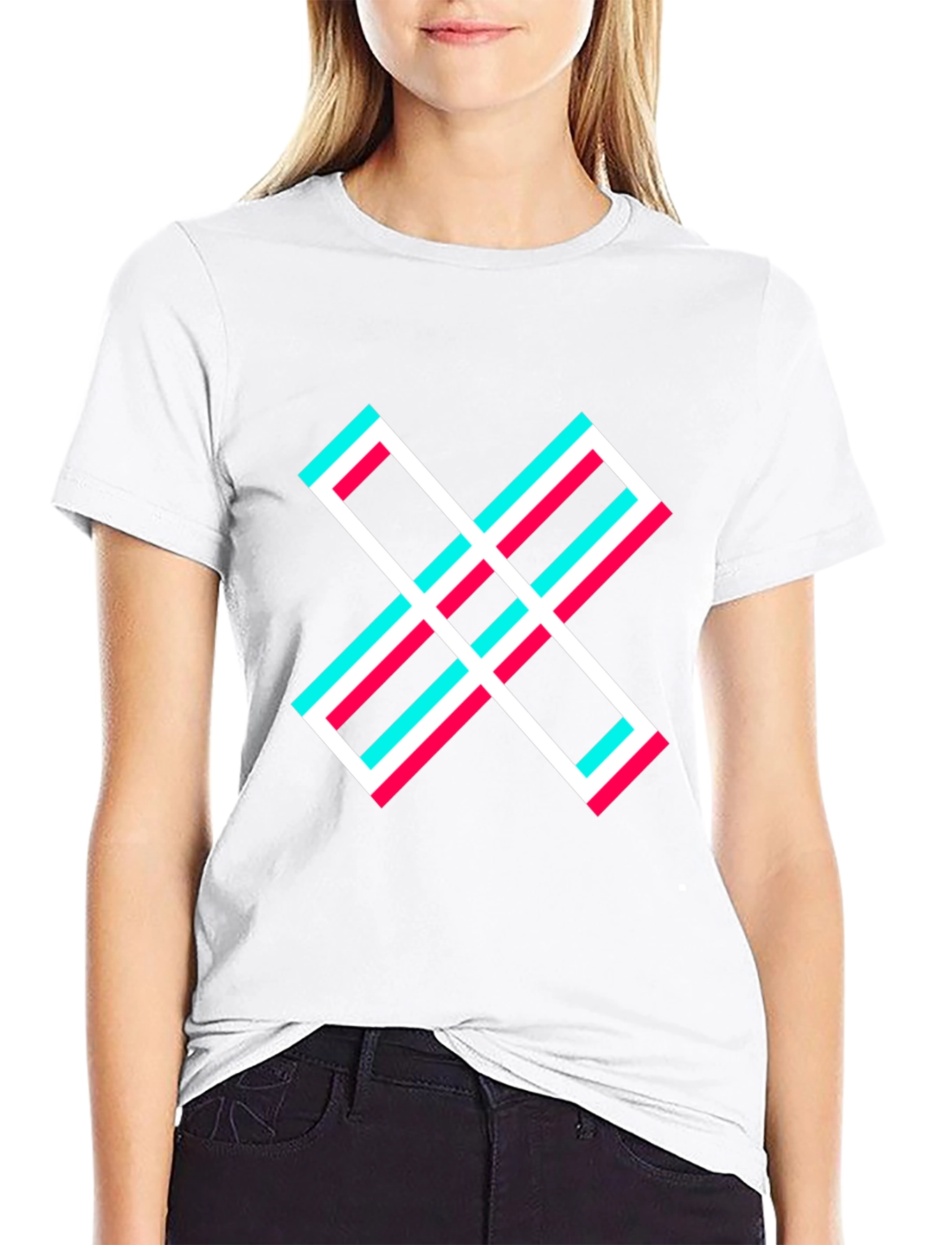 Abstract X Graphic T-Shirt