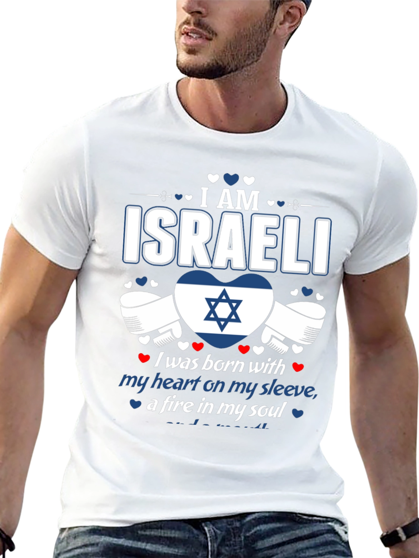 I am Israeli T-Shirt - Heart & Soul