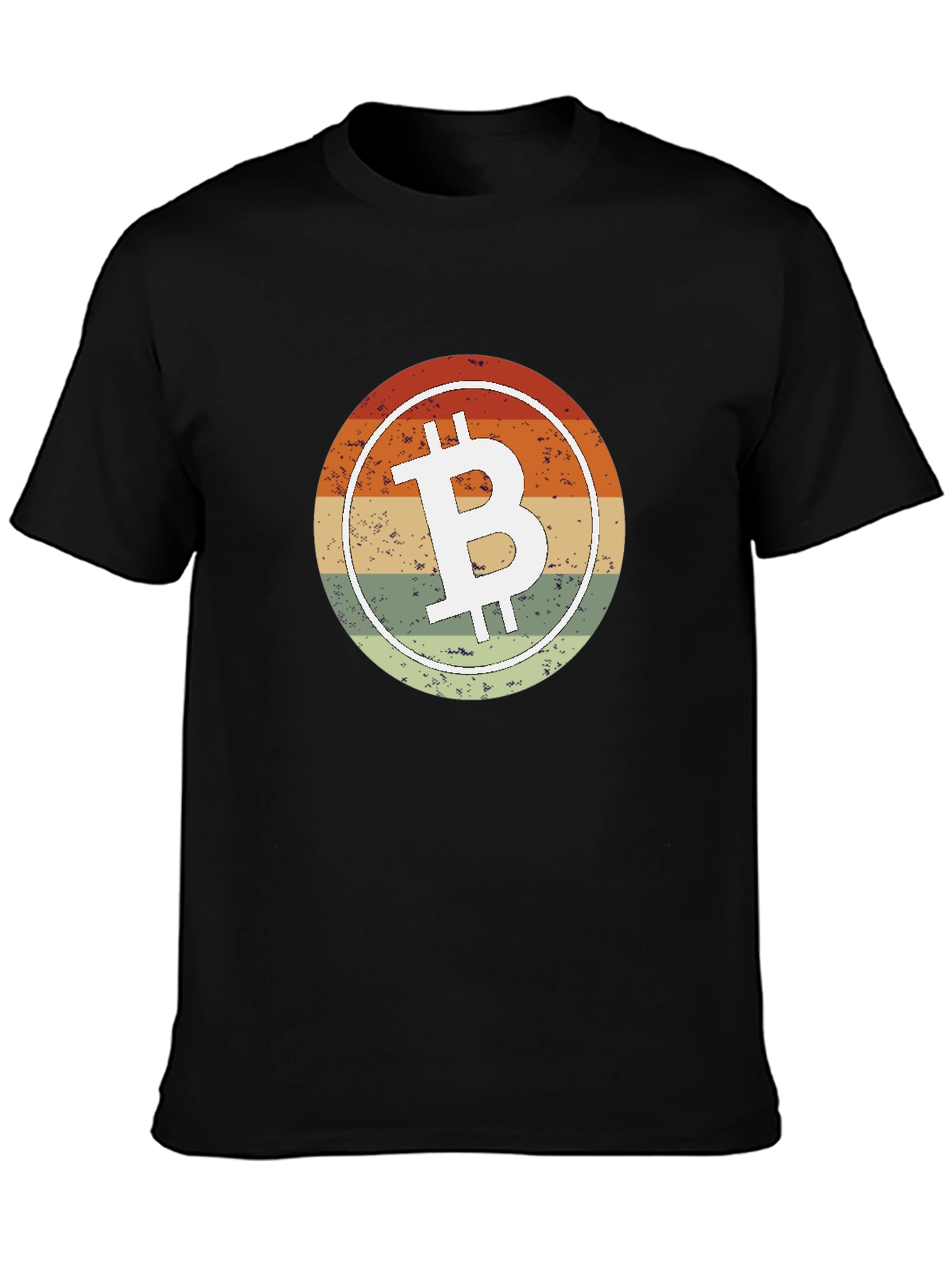 Bitcoin Retro Sunset T-Shirt - Crypto Fan Apparel