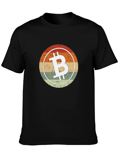 Bitcoin Retro Sunset T-Shirt - Crypto Fan Apparel