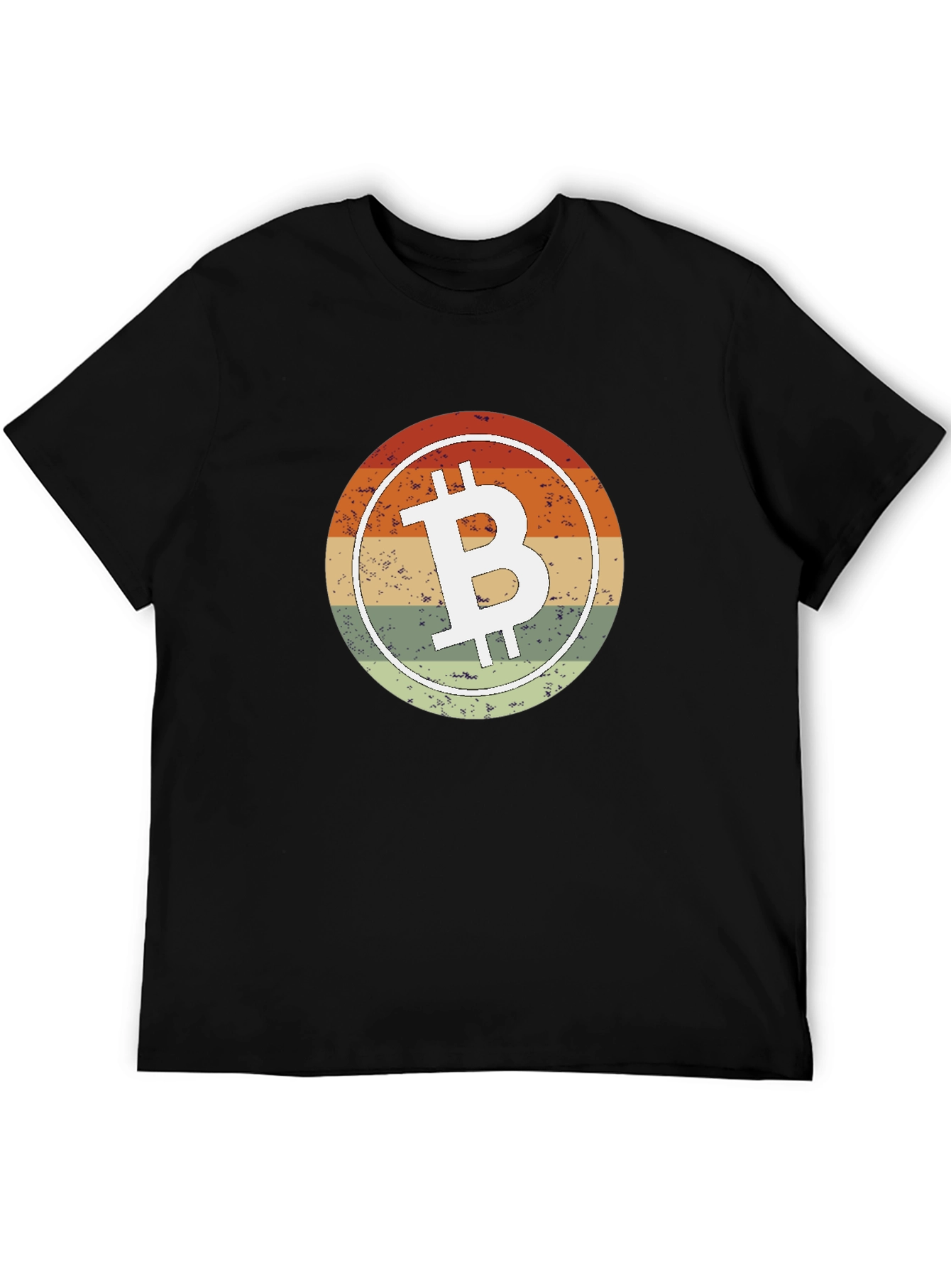 Bitcoin Retro Sunset T-Shirt - Crypto Fan Apparel