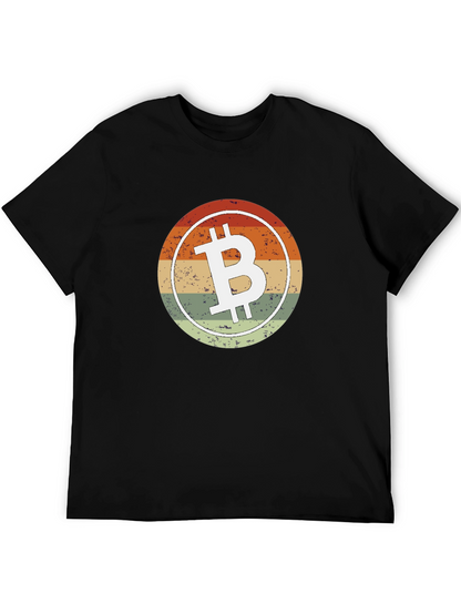 Bitcoin Retro Sunset T-Shirt - Crypto Fan Apparel