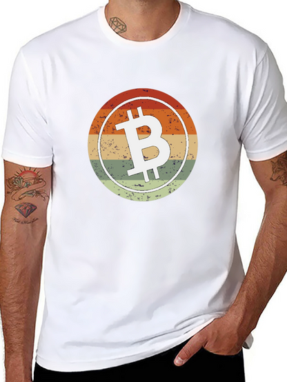 Bitcoin Retro Sunset T-Shirt - Crypto Fan Apparel