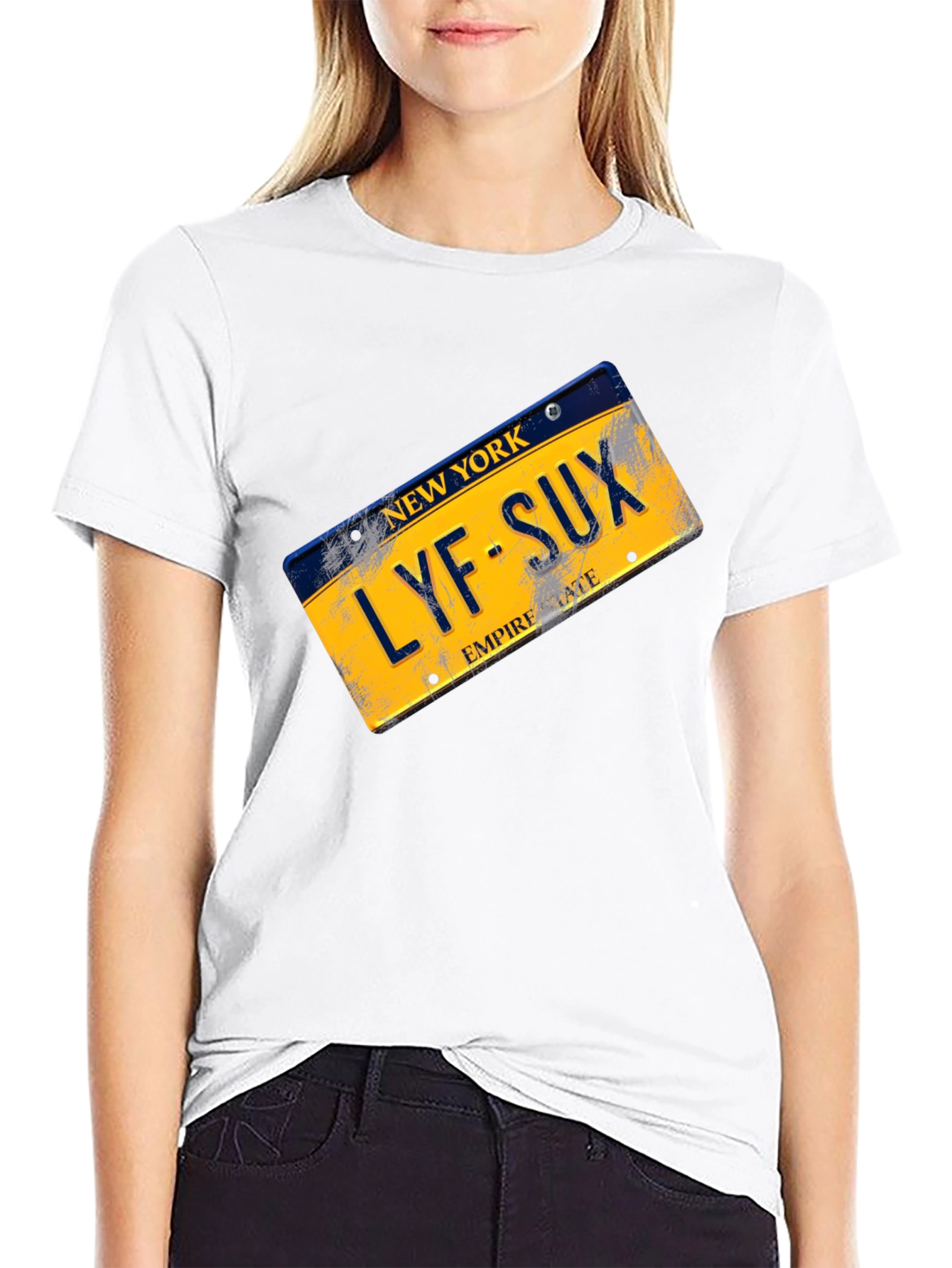 New York LYF-SUX Graphic T-Shirt