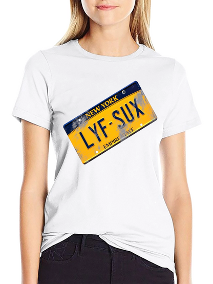 New York LYF-SUX Graphic T-Shirt
